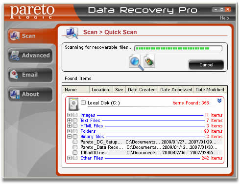 data recovery pro scan